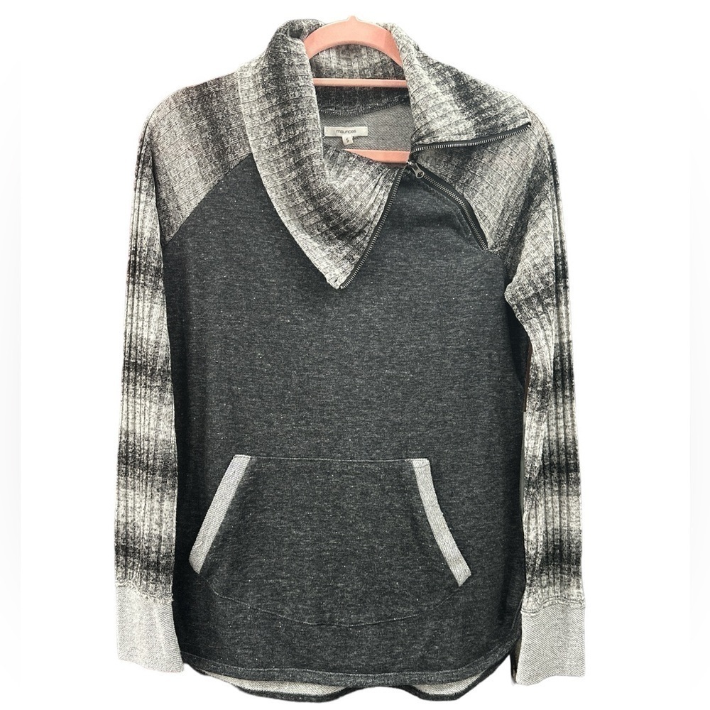 Maurices Pullover Stripped Knit Sweater Size: S